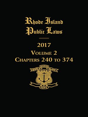 cover image of Rhode Island Public Laws